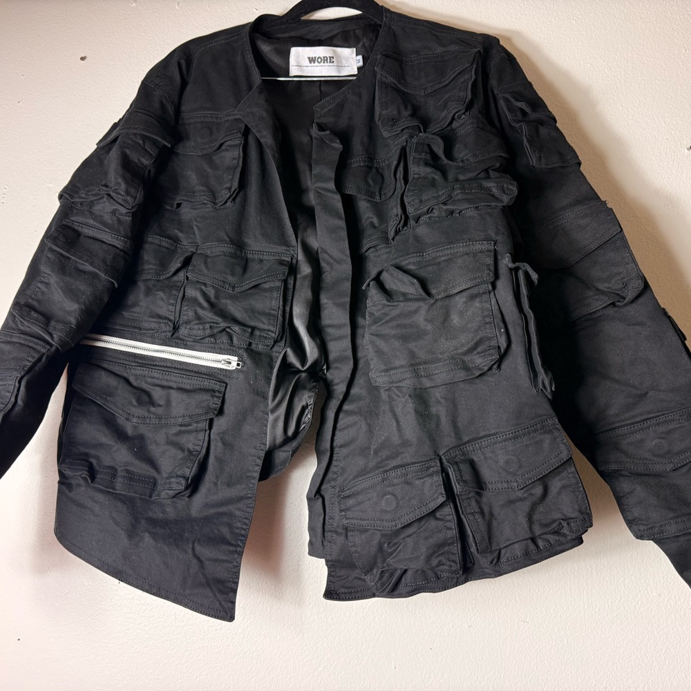 Black utility jacket